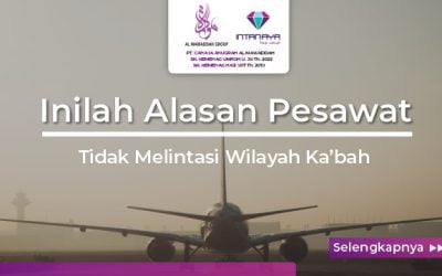 Inilah Alasan Pesawat tidak melintasi Ka’bah